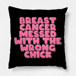 Breast Cancer Messed With the Wrong Chick Pillow