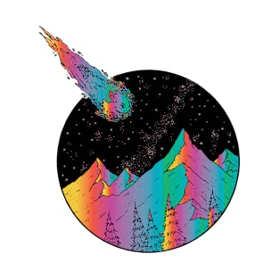 shooting stars and mountains T-Shirt