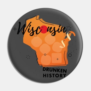 Inside the Glass Wisconsin Logo Pin