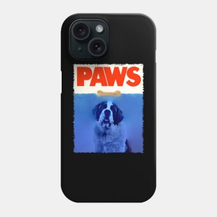 St. Bernard PAWS Alpine Elegance, Stylish Tee for Doggy Phone Case