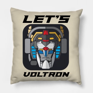 Let's Voltron by Samoht Lion Pillow