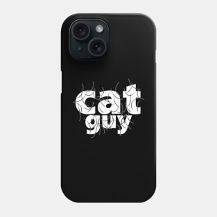 Cat Guy Black Hair Phone Case