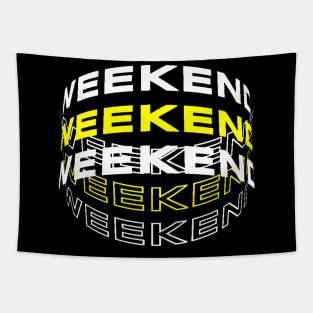 weekend tshirt Tapestry