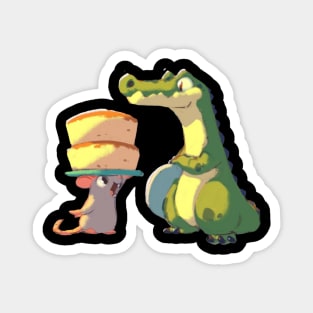 Sharing pancakes Magnet