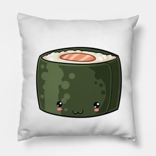 Kawaii food salmon roll Japanese style Pillow