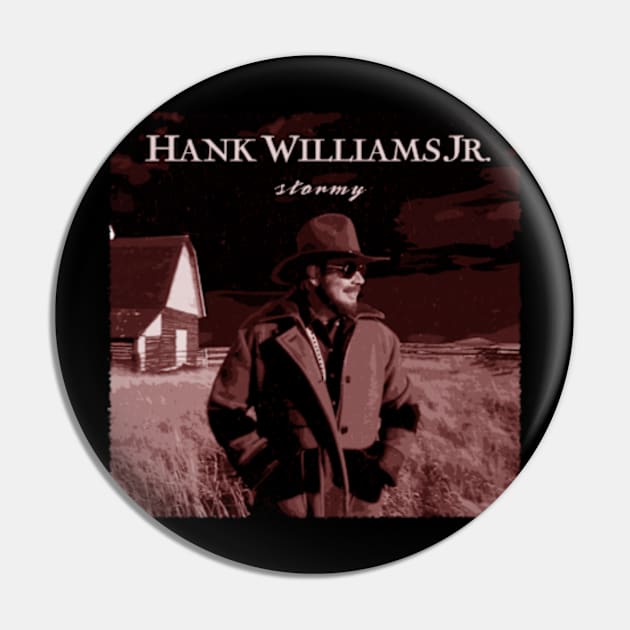 Bocephus Revolution Hank Inspired Pin by Zombie green