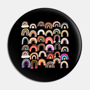 36 Rainbows Cute Adorable Trendy Design Pin