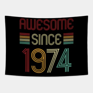 Vintage Awesome Since 1974 Tapestry