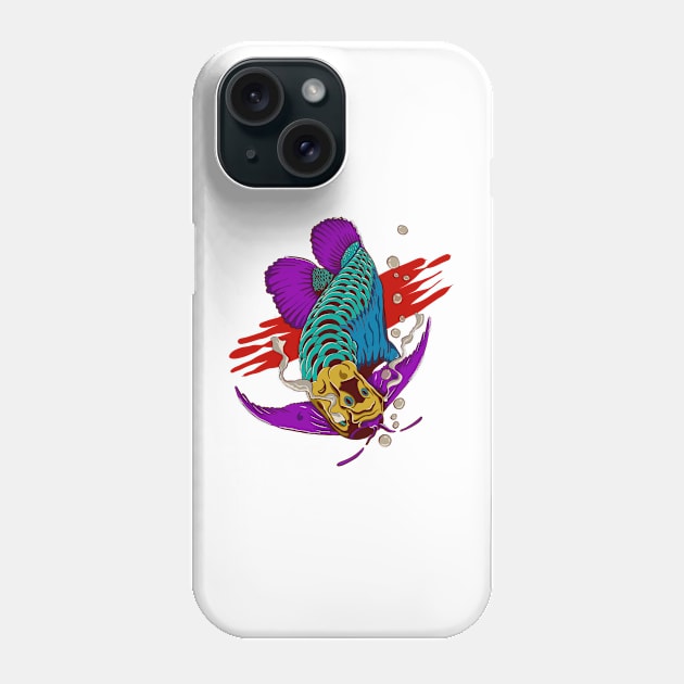 the fish Phone Case by rikiumart21