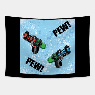 A Water Gun Toy Pew Tapestry