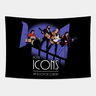 Rock Icons Tapestry