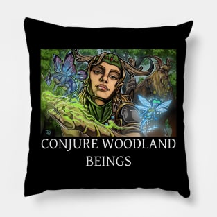 Caverns & Creatures: Conjure Woodland Beings Pillow