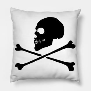skull silhouette Pillow