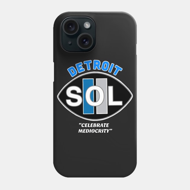 DETROIT-SAME OLD LIONS Phone Case by DRAWGENIUS