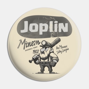 Defunct Joplin Miners Baseball Team Pin