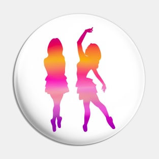 Dancing girls Pin