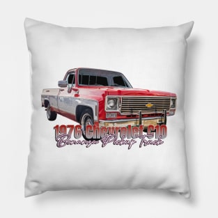 1976 Chevrolet C10 Bonanza Pickup Truck Pillow