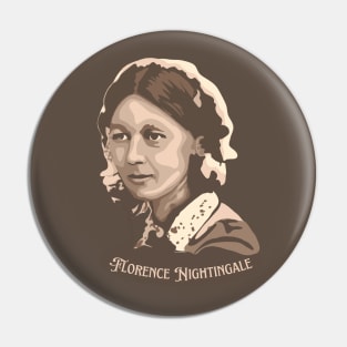 Florence Nightingale Portrait Pin