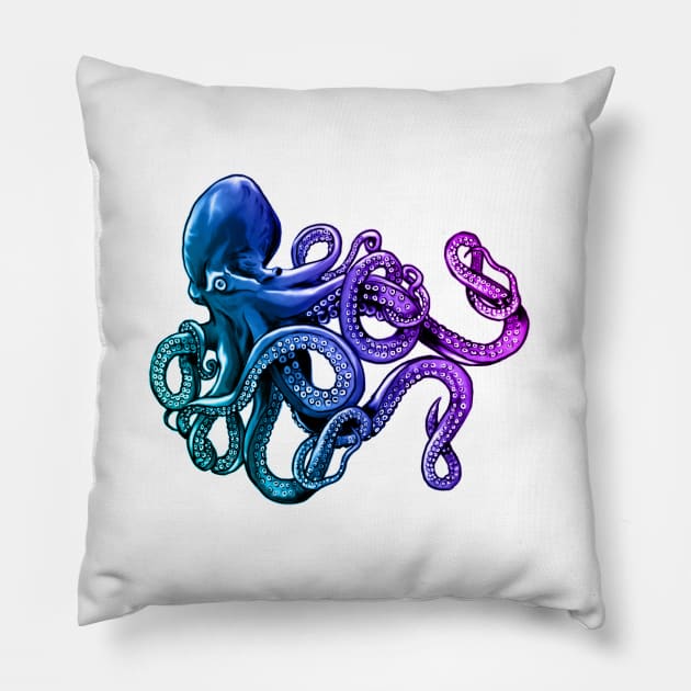 Octopi Pillow by timteague