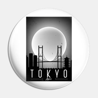 Tokyo Poster Design Pin