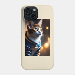 StarStruck Cat in a Spacesuit Phone Case