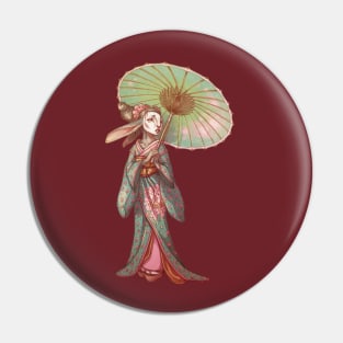 Bunny Geisha Pin