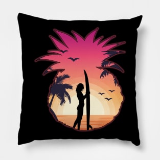 Pineapple Summer Beach Pillow