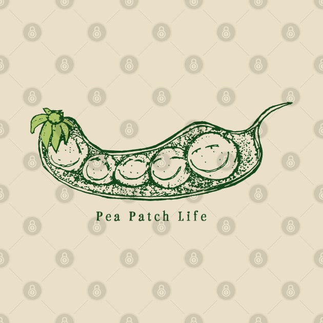 Pea Patch Life Allotment Community Gardeners Gardening Pea Pod by Pine Hill Goods