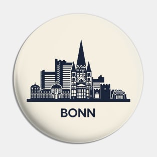 Bonn Skyline Emblem Pin