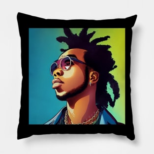 takeoff migos rip Pillow