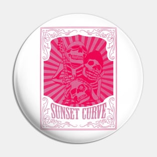 SUNSET CURVE BAND TSHIRT #2 Pin