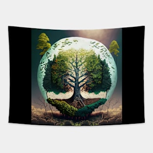 EARTH'S LUNGS Tapestry