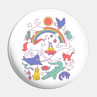 Unicorns! Pin