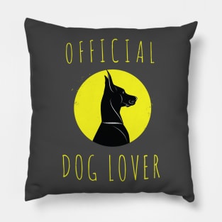 Official Dog Lover Pillow