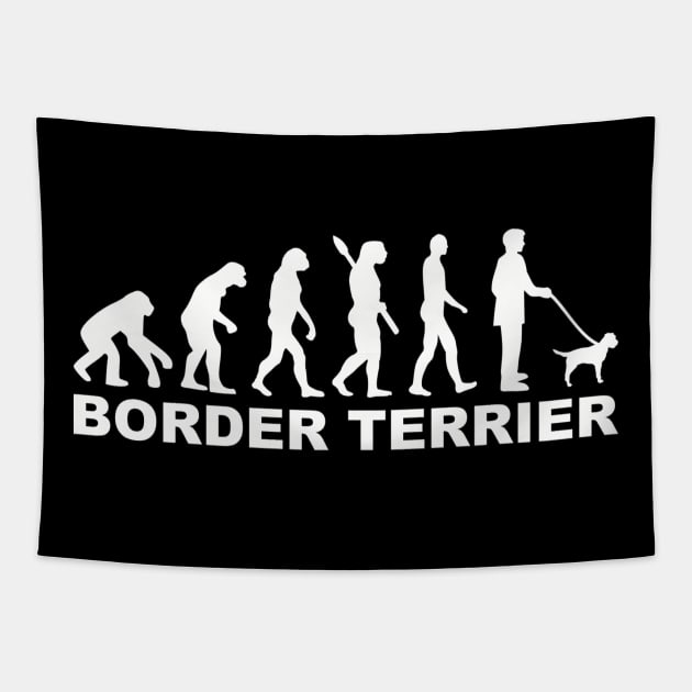 Border Terrier evolution Tapestry by Designzz