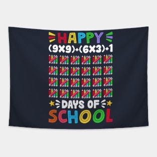 Happy (9-9)+(6-3)+1 Days Of School Tapestry