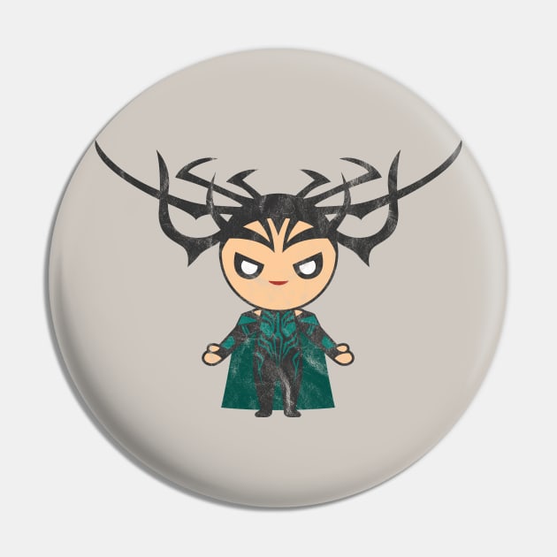 Kawaii Hela Ragnarök Pin by gabradoodle