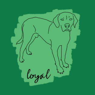 Loyal Hound Dog T-Shirt