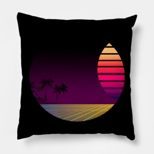 Synth Paradisio Pillow