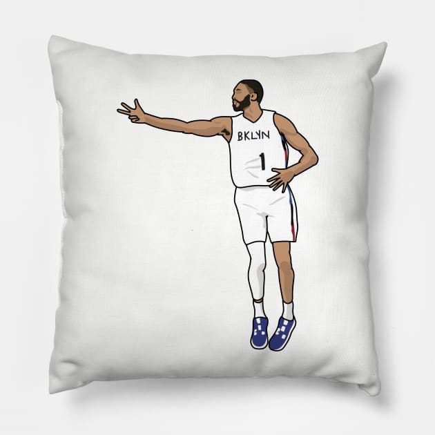 The three point mikal Pillow by Rsclstar