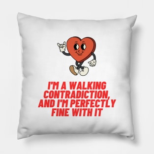 Walking Contradiction Infj Pillow