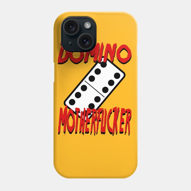 Domino Brick t shirt, Domino pieces motherfucker retro look Phone Case by Jakavonis