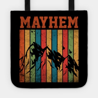 Graphic Mayhem Proud Name Personalized Birthday 70s 80s 90s Vintage Styles Tote