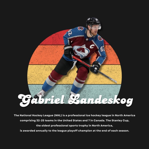 Gabriel Landeskog Vintage Vol 01 by Gojes Art