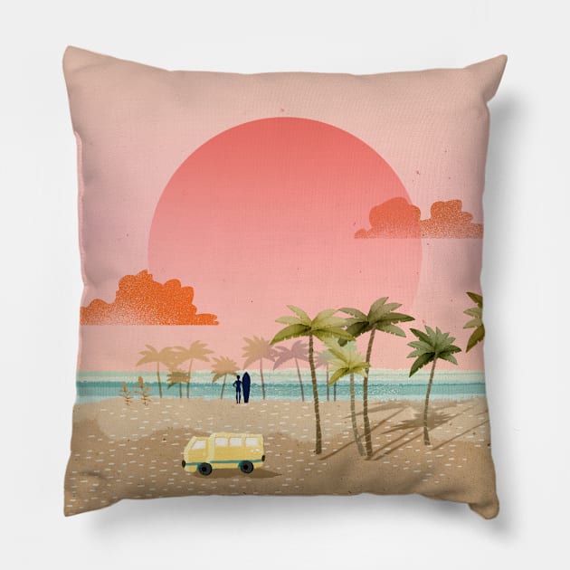 Welcome to paradise Pillow by FullMoon