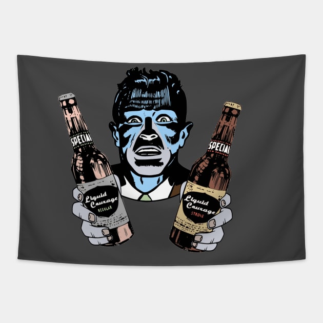 Liquid Courage Ale Tapestry by JSnipe