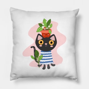 Cute with a pot Pillow