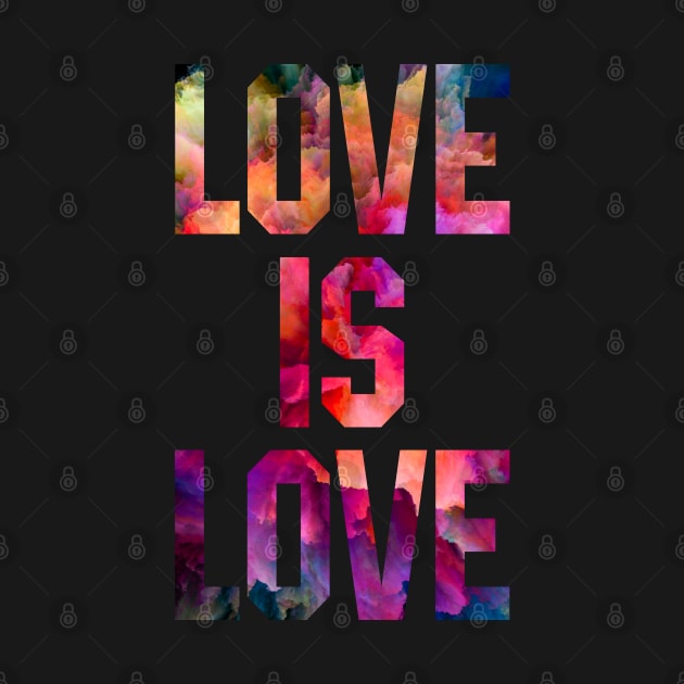 Love is Love LGBT Color Splash by MilotheCorgi