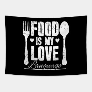 Food Is my love language chef Tapestry
