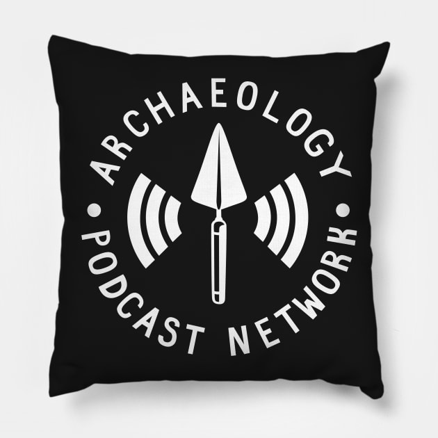 APN White Logo Pillow by ArchPodNet